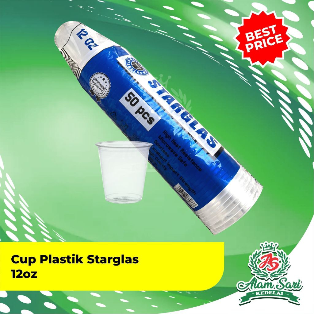 Cup Plastik STARGLASS 12 OZ