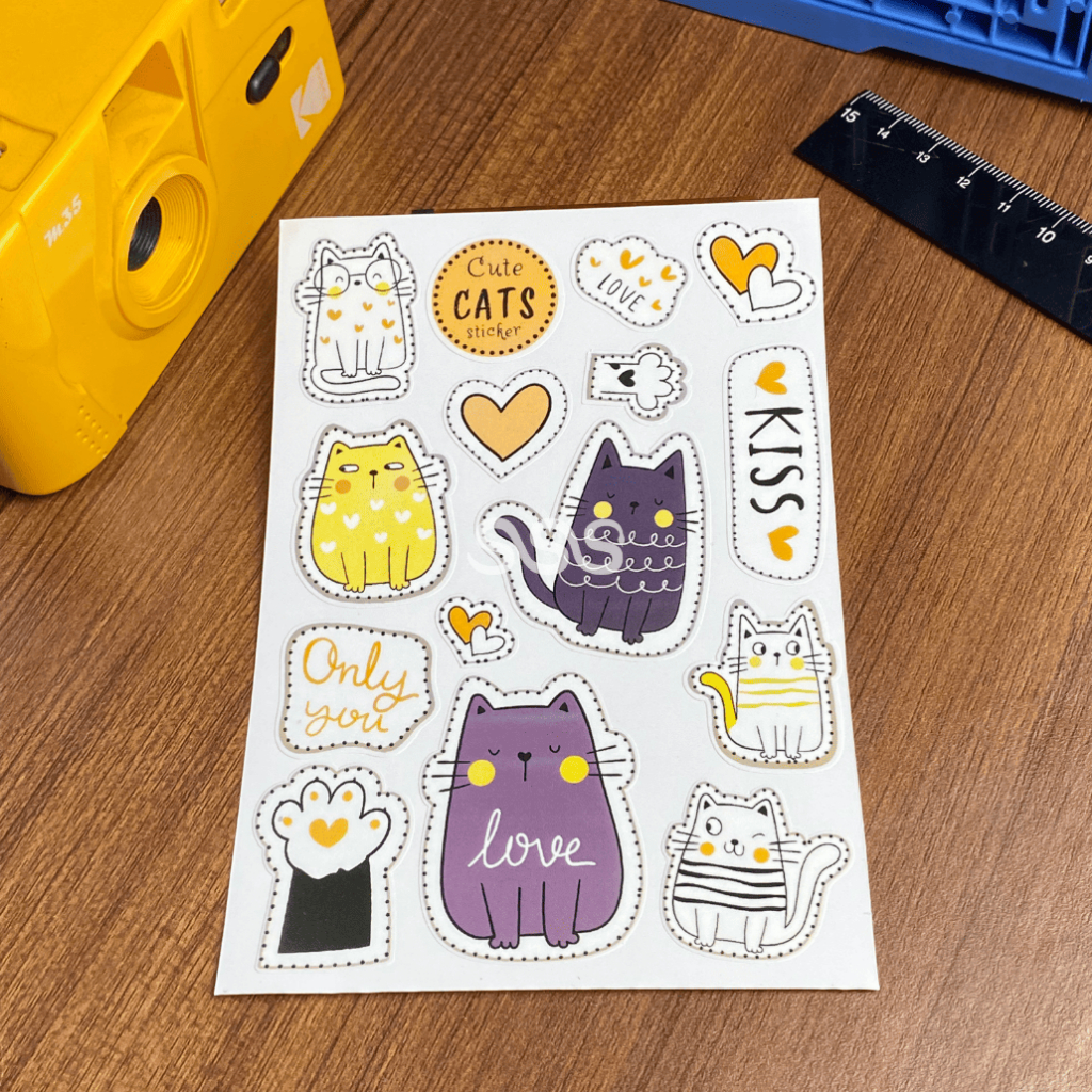 

STICKER KUCING / STIKER LAPTOP / STICKER PACK AESTHETIC 007