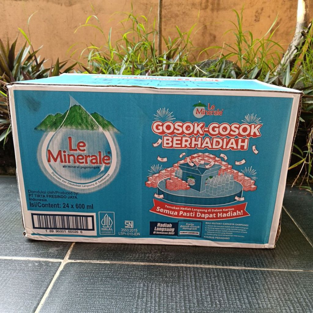 

⚡ INSTAN ⚡ LEMINERAL 600 ML (1DUS@24BOTOL)