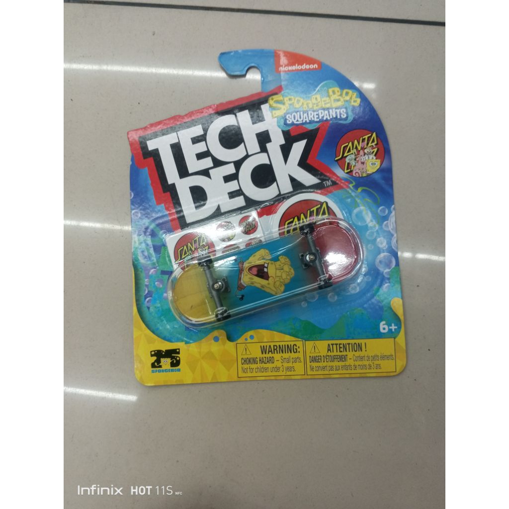 Tech Deck Santa Cruz Spongebob