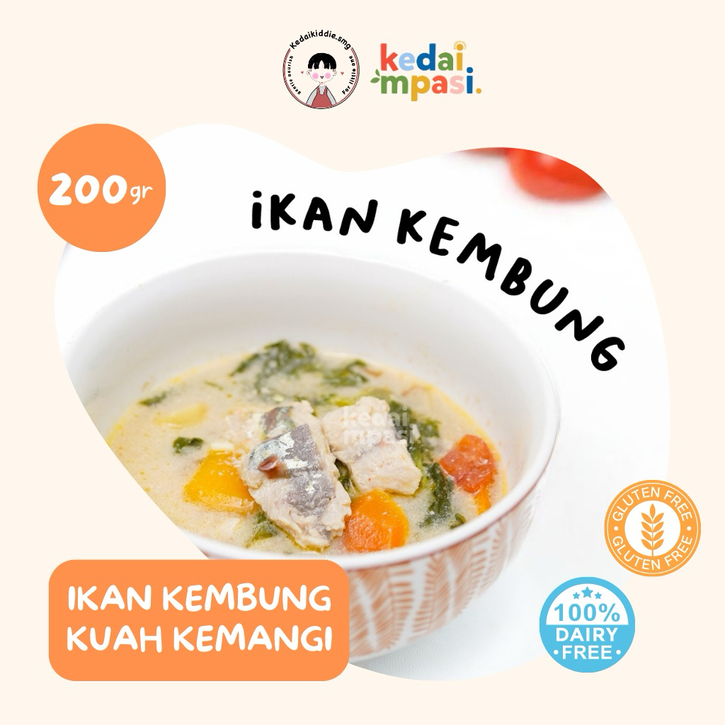 

KEDAIMPASI - Ikan Kembung Kuah kemangi tinggal kukus untuk MPASI 12+