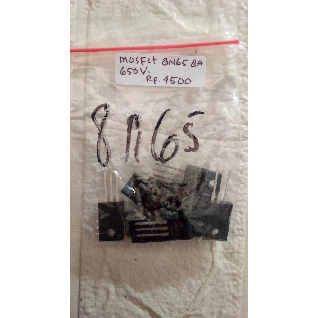 MOSFET / TRANSISTOR 8N65 8A 650VOLT