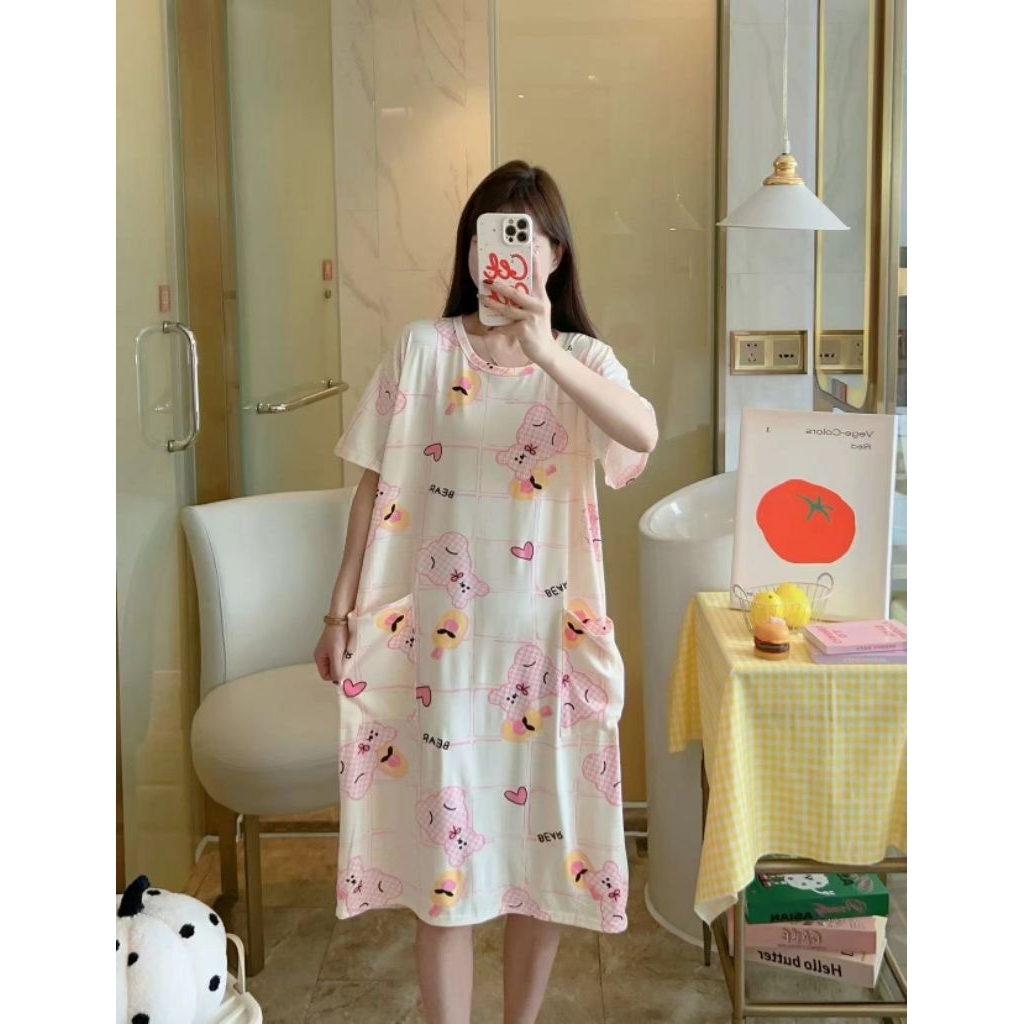 Daster Import Wanita Jumbo | Homewear Kekinian