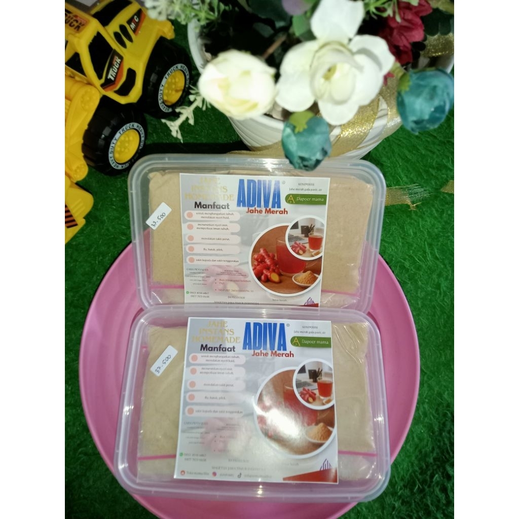 

serbuk minuman jahe ADIVA 2 in 1.jahe merah normal gula.kemasan saset.satu kotak isi 15 saset