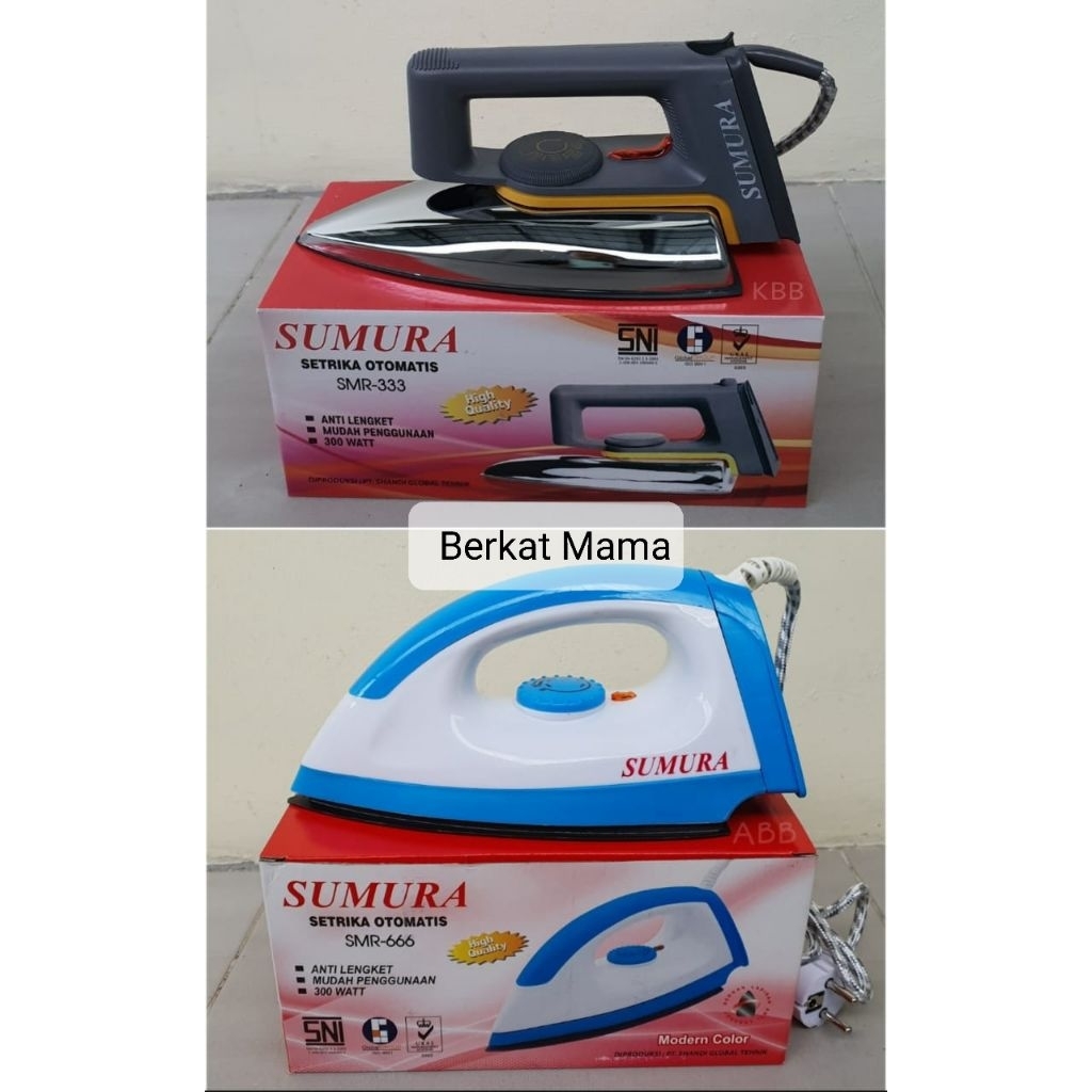 Setrika Besi dan Plastik Sumura