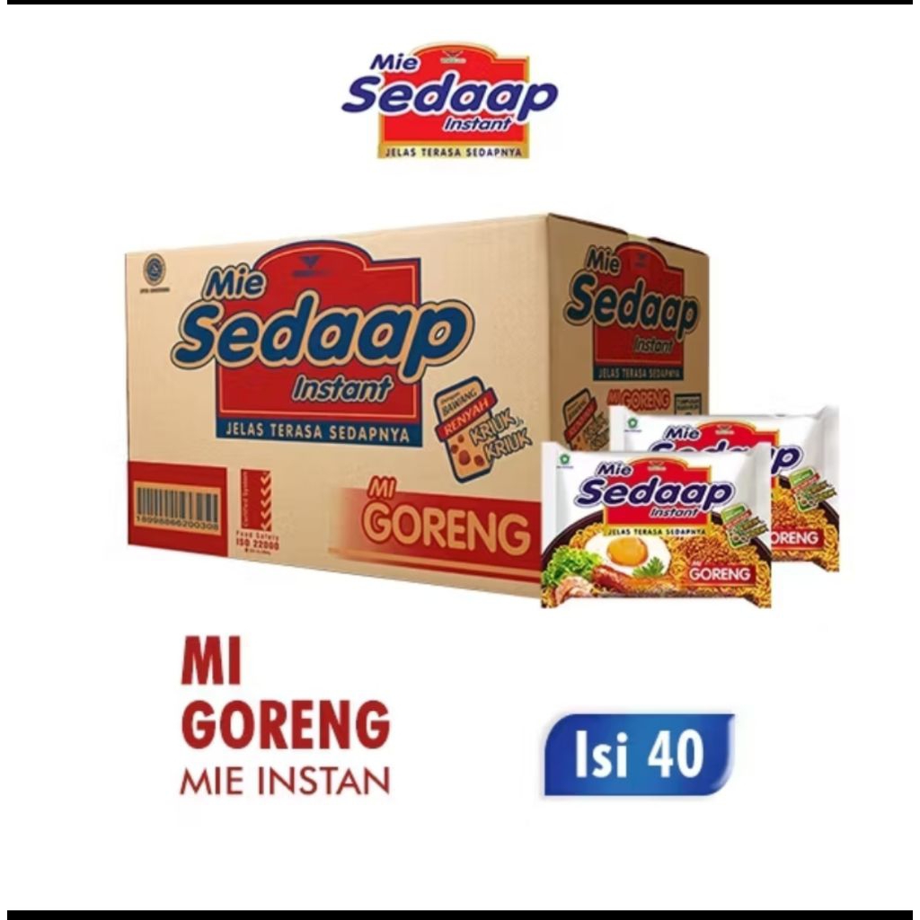

(MANISVCR) Mie sedaap goreng 1 dus isi 40