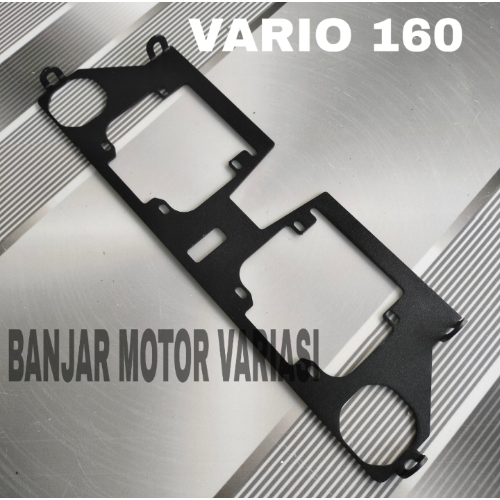 BANJAR MOTOR BREKET LAMPU BILED VARIO 160 DUDUKAN LAMPU BILED PROJIE VARIO 160 UKURAN 2,5 INCH PNP V