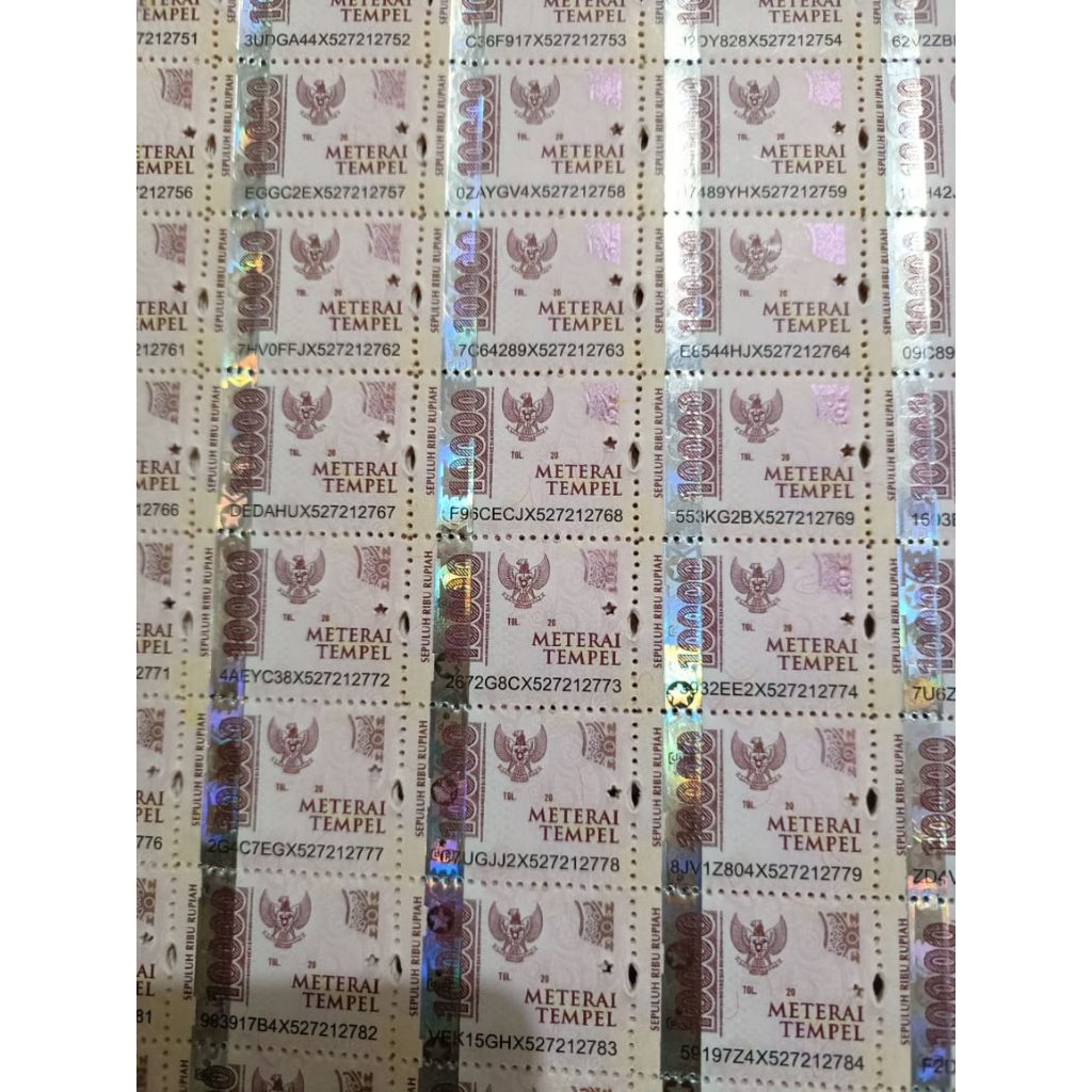 

materai tempel 10000 materaipos