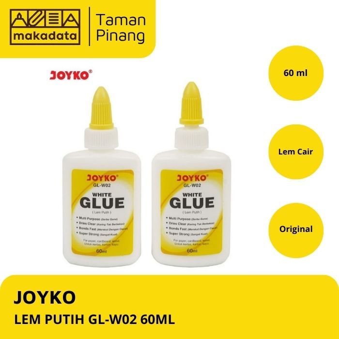 

JOYKO LIQUID GLUE / LEM KERTAS CAIR GL-W02 60L / LEM CAIR (1 PCS)