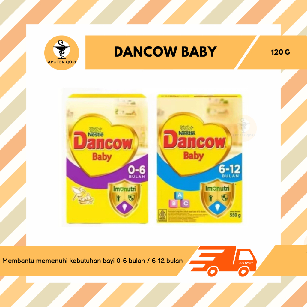 

DANCOW BABY 0-6 BULAN 120 G / DANCOW BABY 6-12 BULAN 120 G / FORMULA BAYI