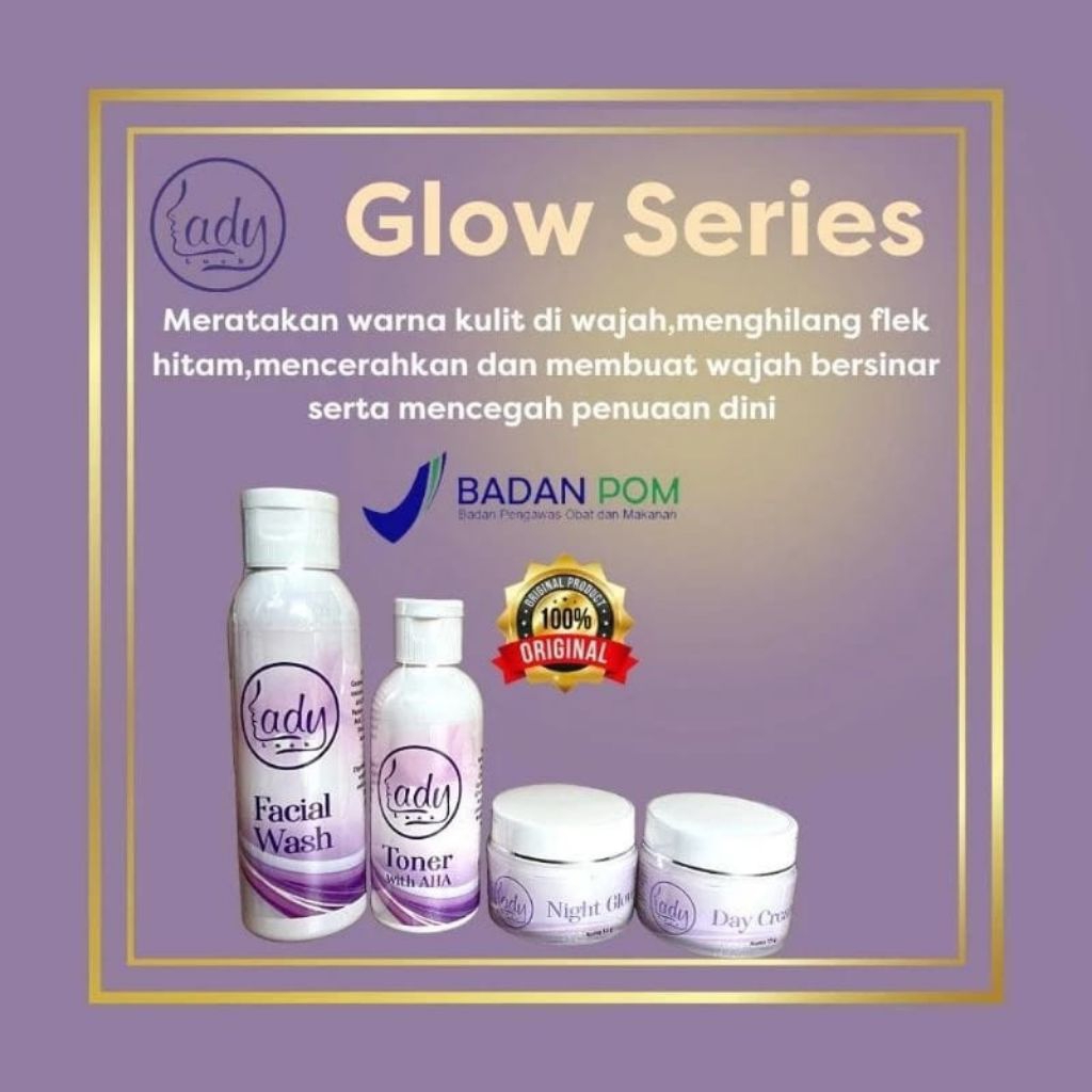 LADY CREAM GLOW NEW BPOM