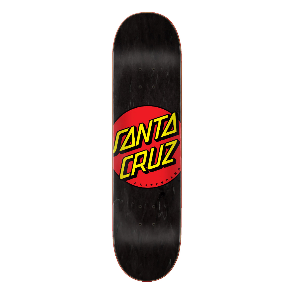 8.25 IN CLASSIC DOT SANTA CRUZ SKATEBOARD DECK