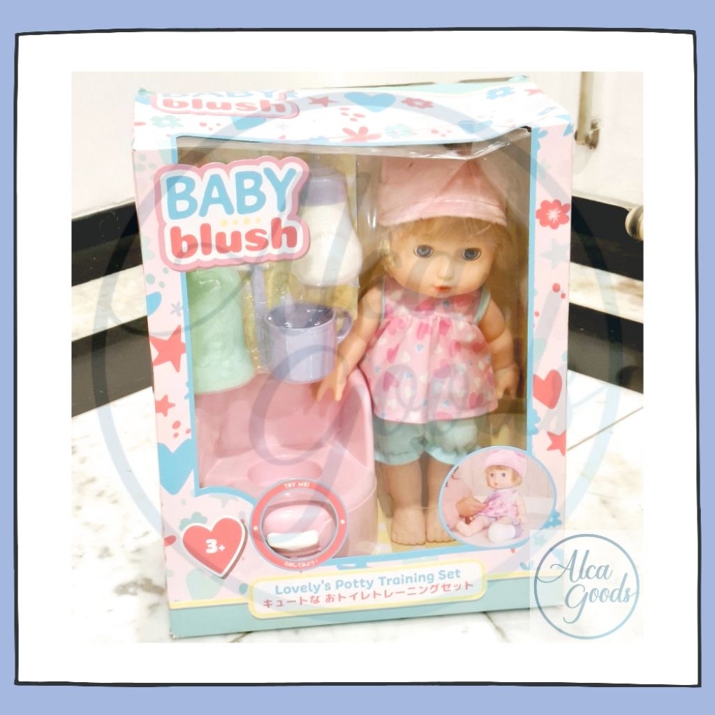 Boneka Bayi Baby Blush Doll Lovely's Potty Training Set (dapat Baby Blush Baby Doll Dress Up Set)