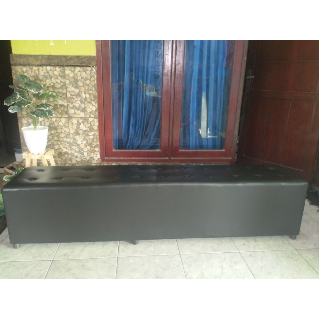 Sofa puff panjang 200cm/Sofa tunggu minimalis