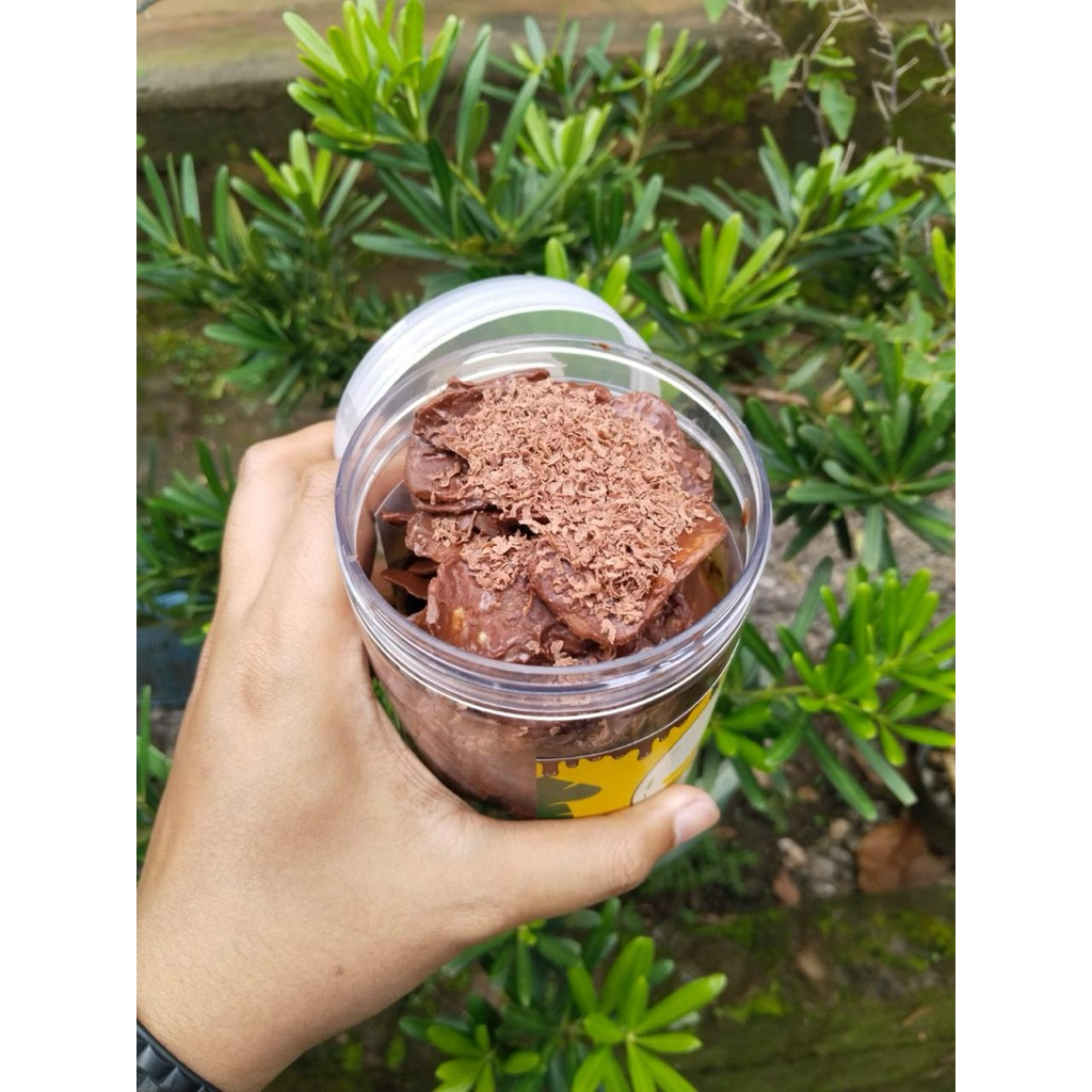 

Kripik Pisang Tiara Coklat Lumer