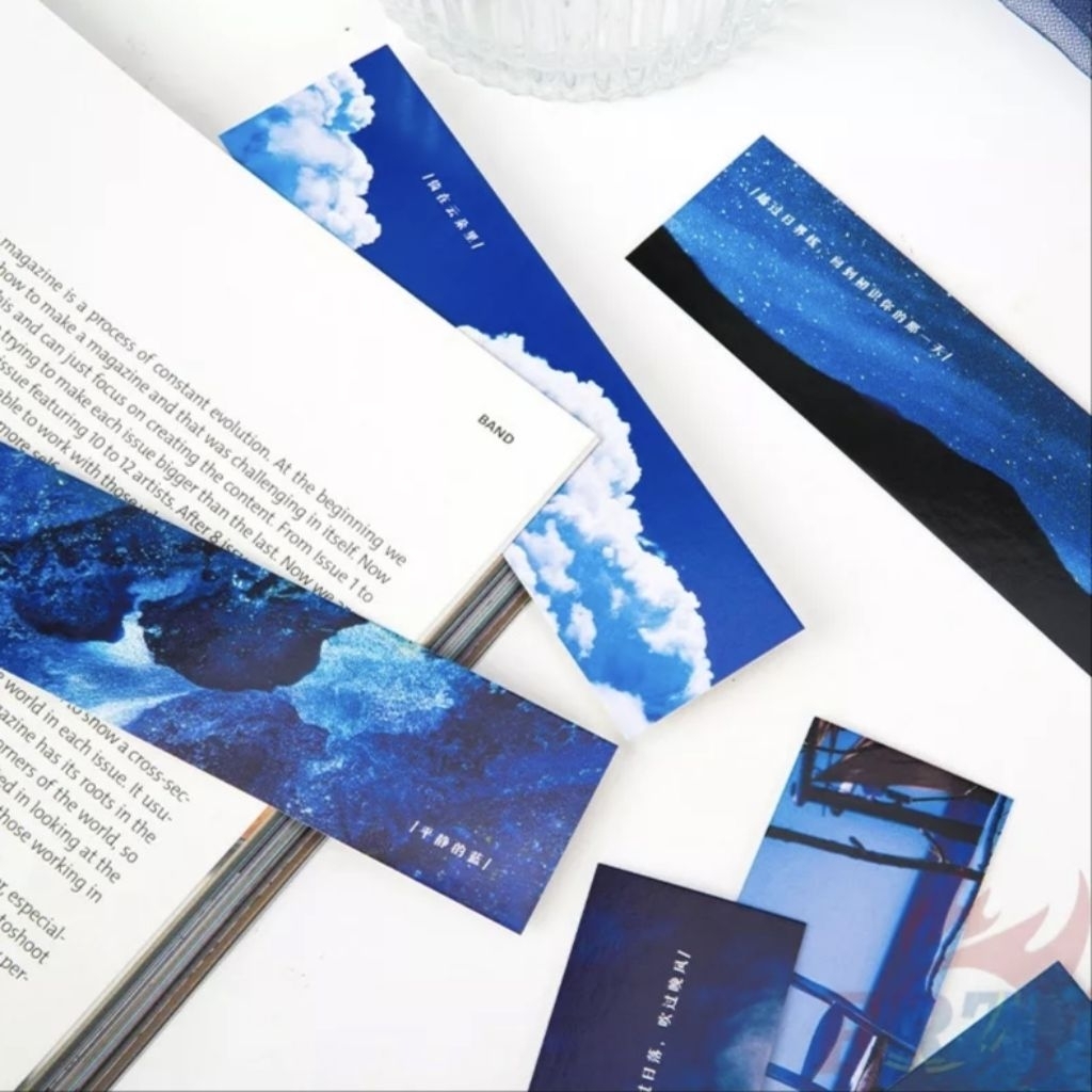 

30pcs paper bookmark alam pembatas buku kertas