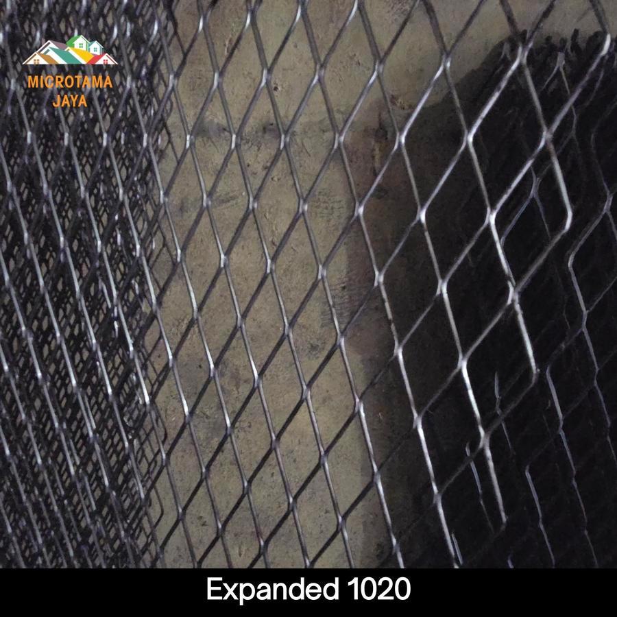 Plat Expanded Metal - Plat Besi Wajik - Diamond Mesh - Expanda