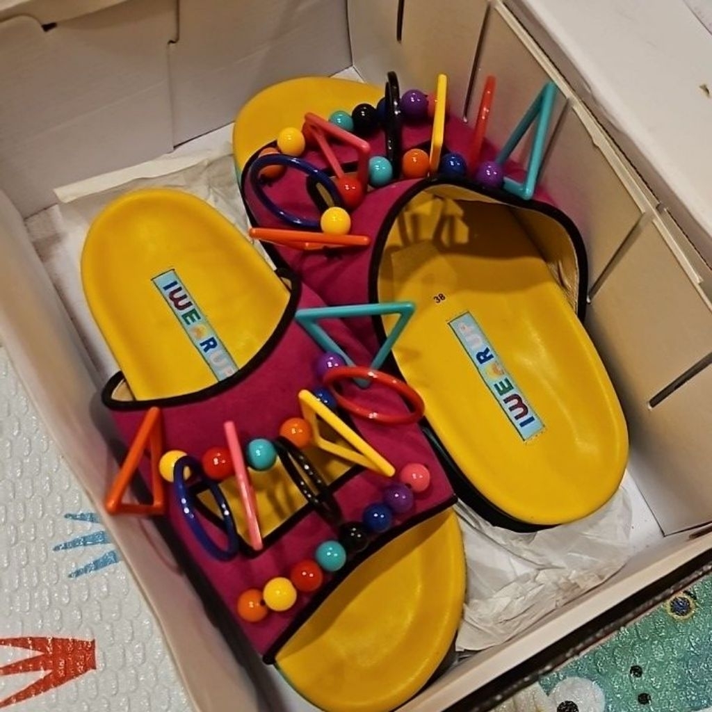 iwearup darcy pink sandals size 38