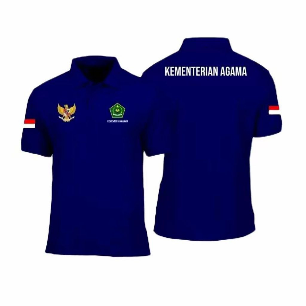 KAOS POLO BERKERAH KEMENTRIAN AGAMA // KAOS POLO KERAH KEMENTRIA AGAMA COD