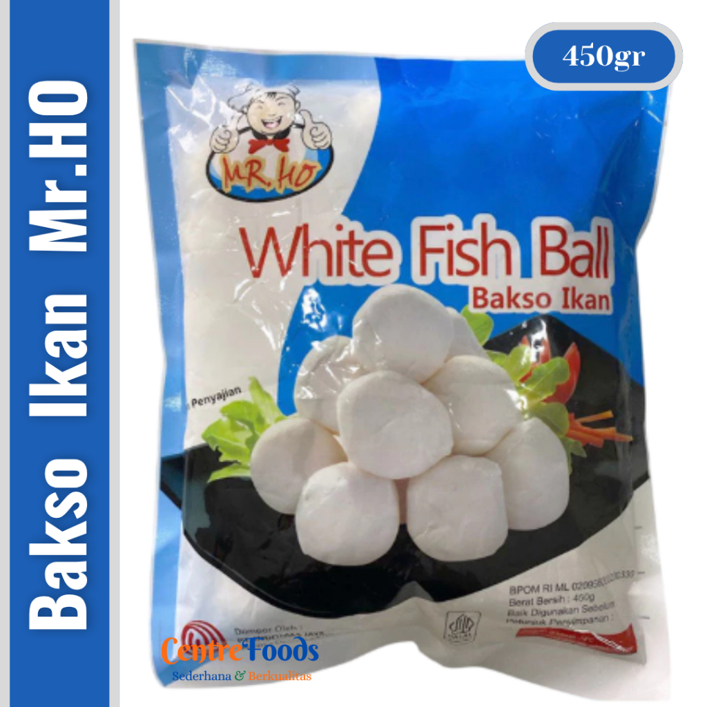 

Bakso Ikan - White Fish Ball MR. HO | 450gr [ Harga Per BKS ]