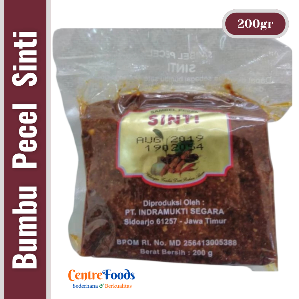

Bumbu Pecel - SINTI | 200gr [ Harga Per BKS ]
