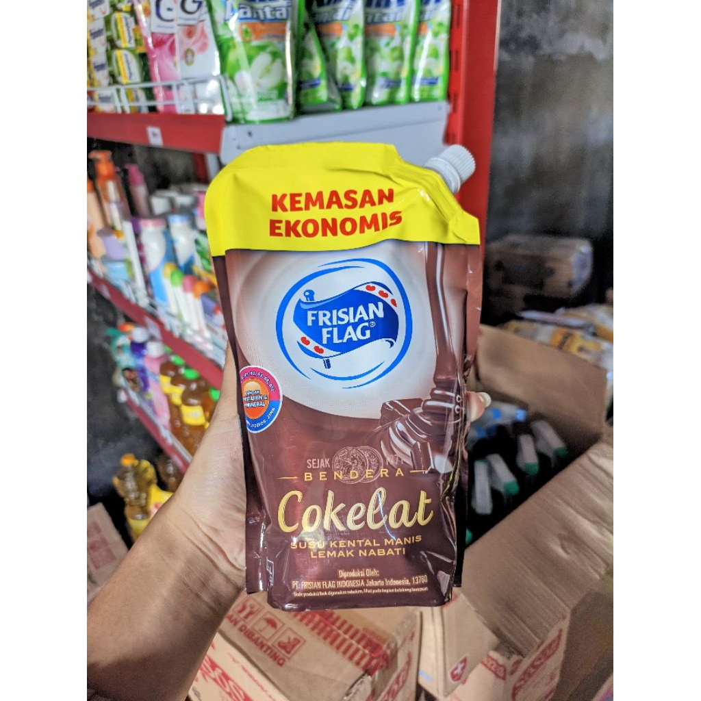

SUSU FRISIAN FLAG POUCH KENTAL MANIS COKELAT 545 GRAM