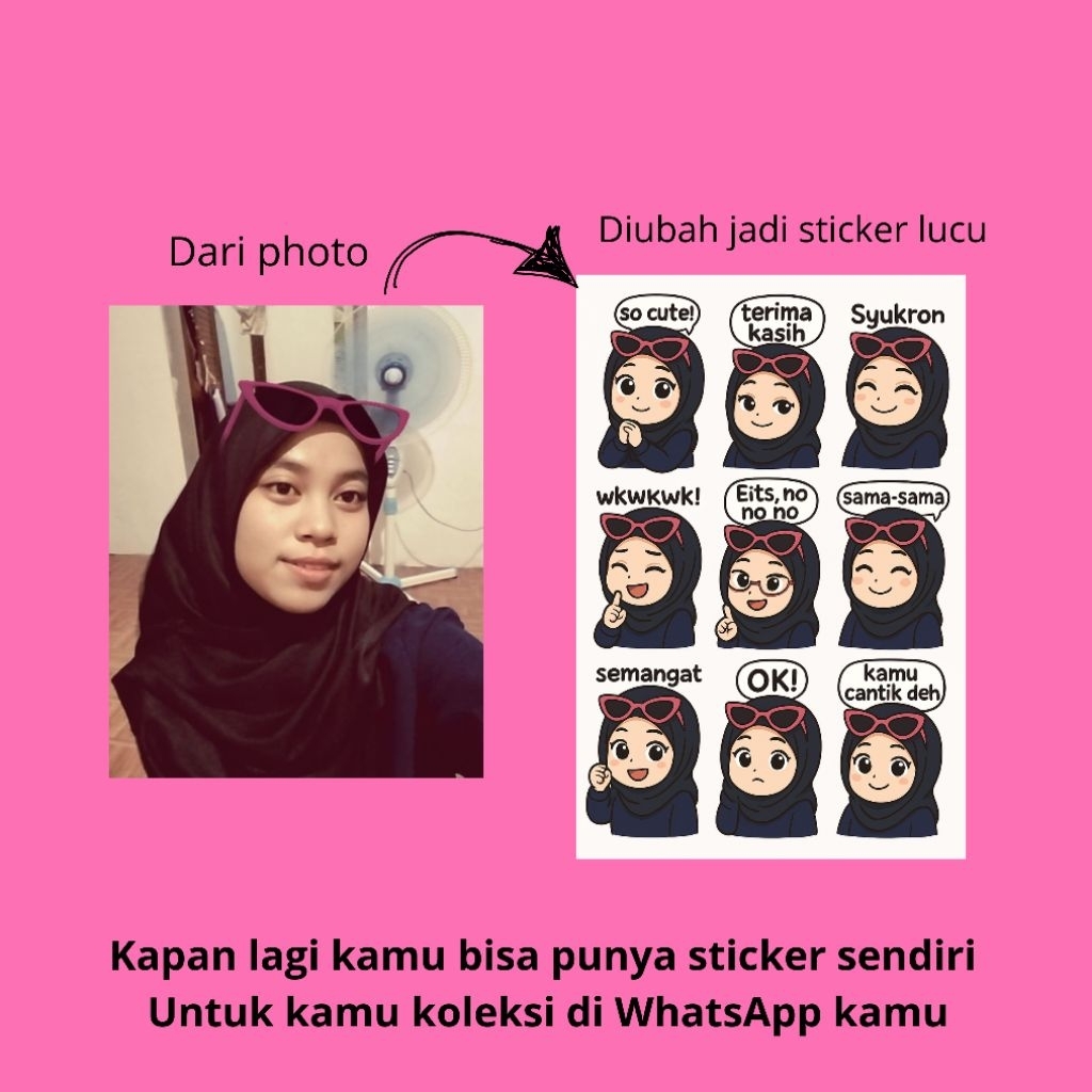 

Ubah Photo jadi sticker lucu