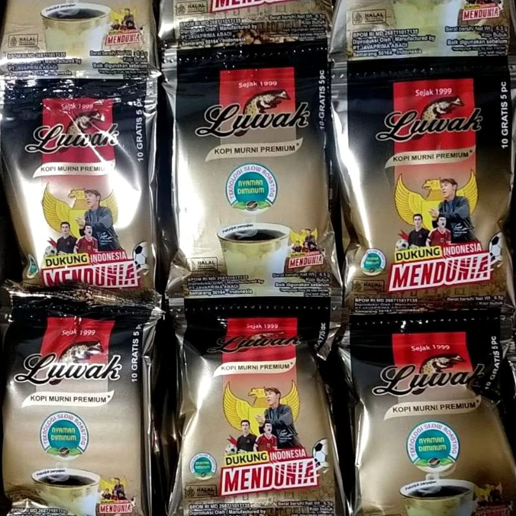 

KOPI LUWAK MURNI MINI (1 RENTENG) 6.5gr x 15sct