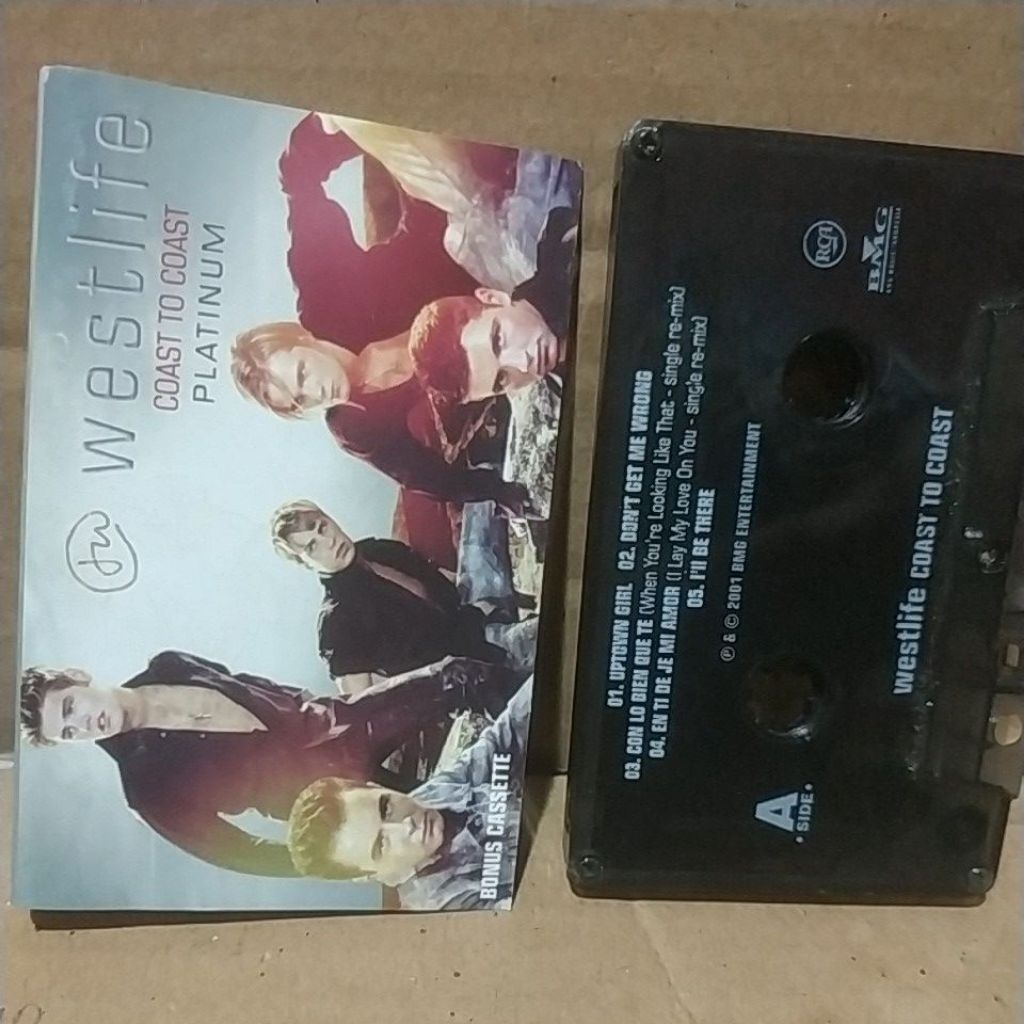Westlife Cassette Tape _ Coast To Coast Platinum (Baca Deskripsi)