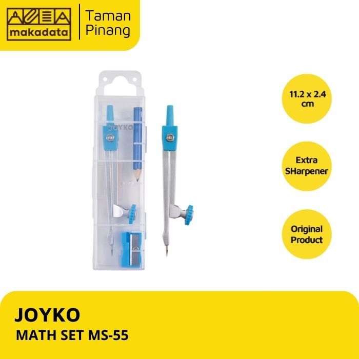 

JOYKO MATH SET JANGKA MS-55 / JANGKA MATEMATIKA (1 PCS)