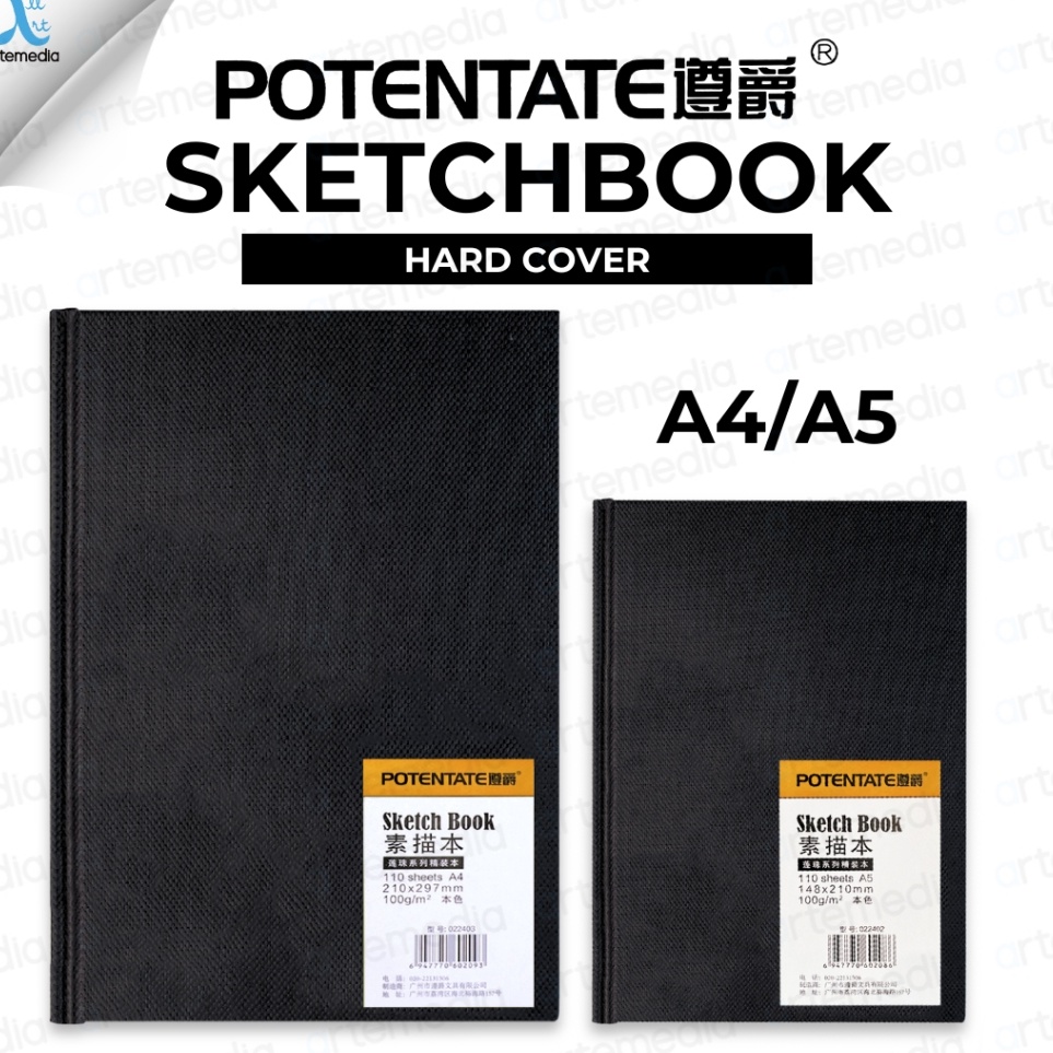

KODE T87R Potentate Hard Cover A5 Stitch Bound Sketchbook