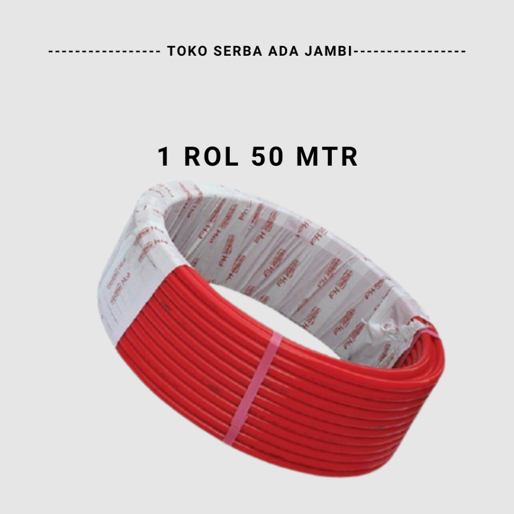 (1 Roll isi 50 mtr ) WESTPEX Selang Air PANAS 16 mm Pipa PEX Merah / selang air panas water heater