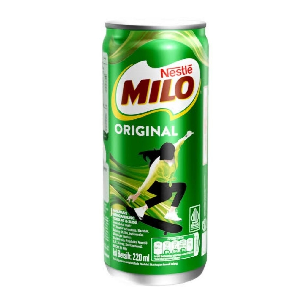 MILO Kaleng ukuran 220ml 1 karton isi 24 pcs