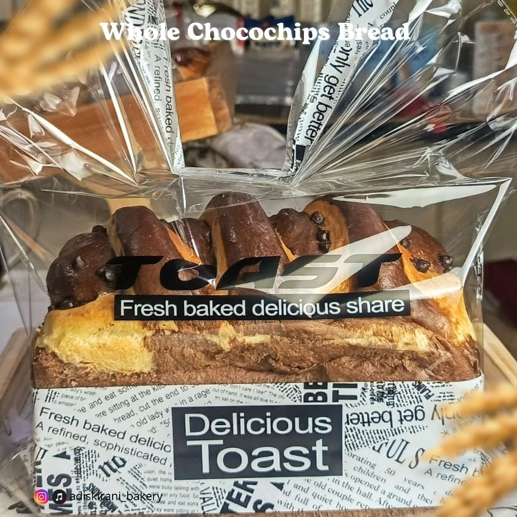 

ROTI WHOLE CHOCOCHIP ROTI LEMBUT ISI CHOCOCHIP