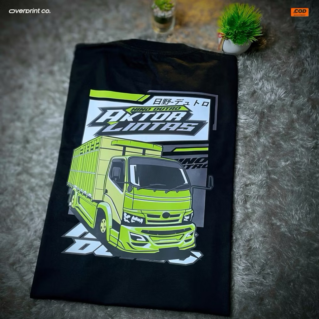 KAOS/TSHIRT DRIVER TRUCK ACTOR LINTAS HINO DUTRO