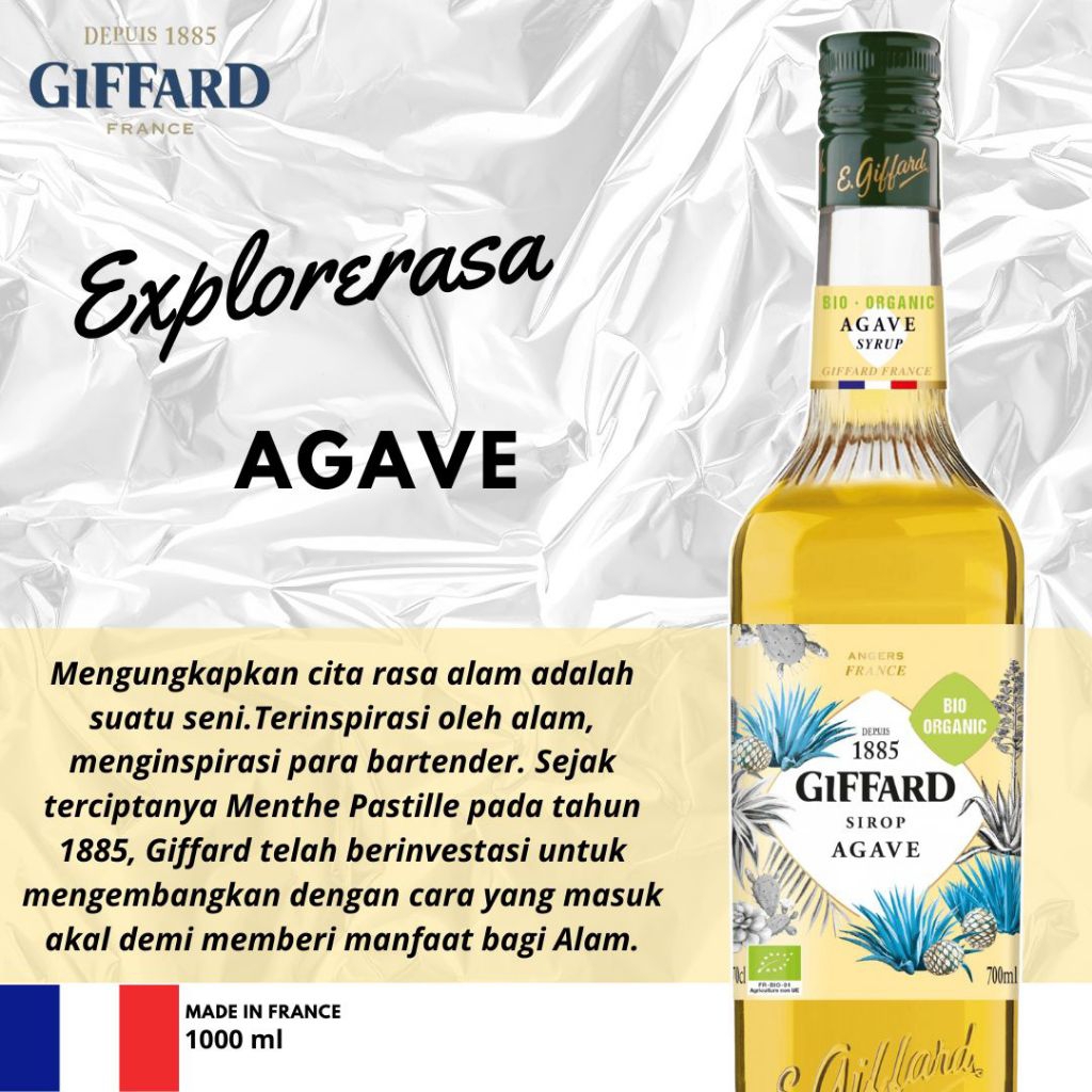 

Giffard syrup rasa Agave 750ml