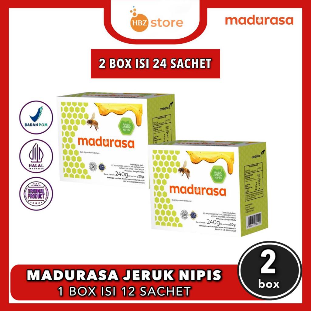 

Madurasa Sachet 2 Box isi 24 Rasa Jeruk Nipis - Jaga Daya Tahan Tubuh dan Kesehatan