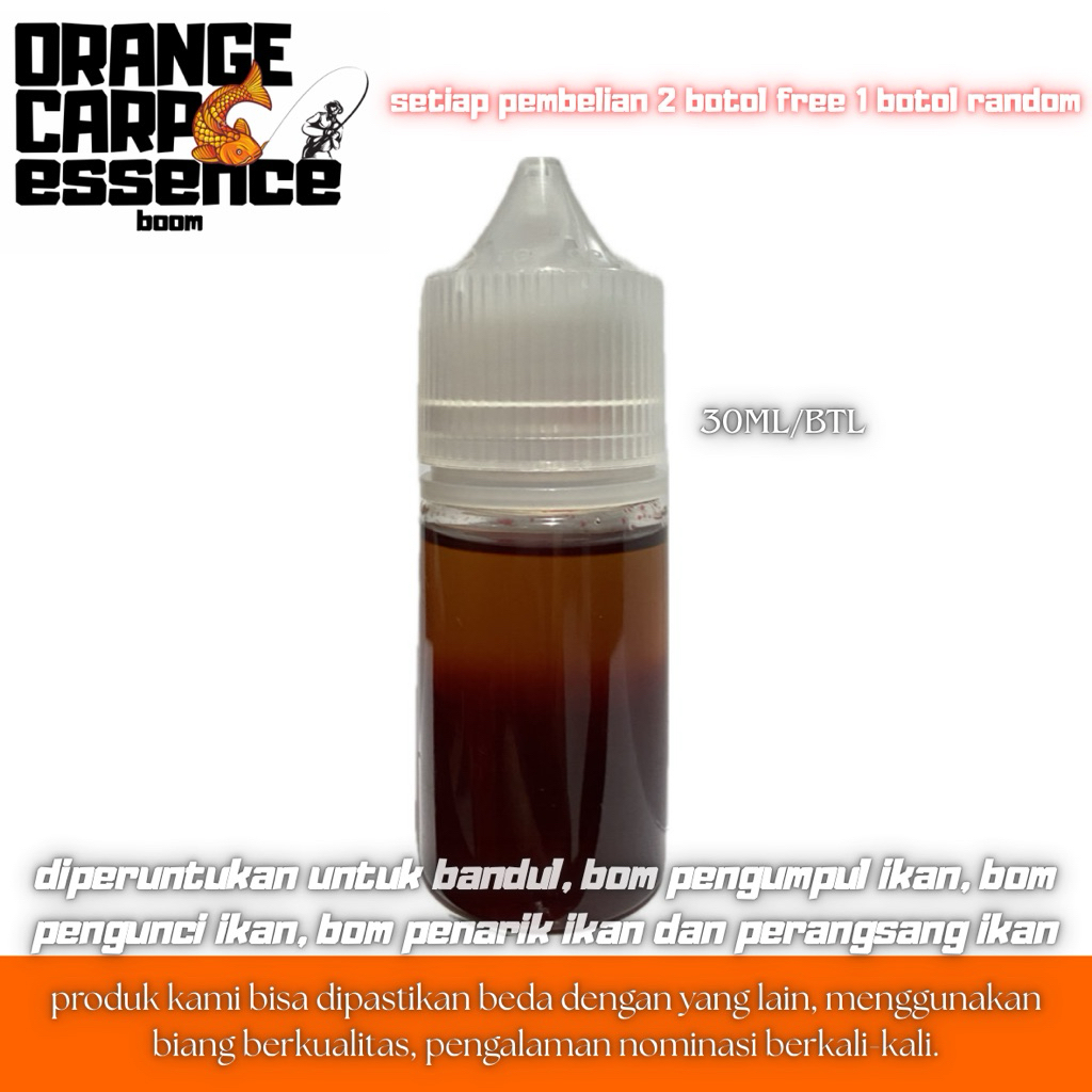 pengumpul ikan, essen oplosan pengumpul ikan, essen ikan mas, oplosan ikan mas, orange carp essence,