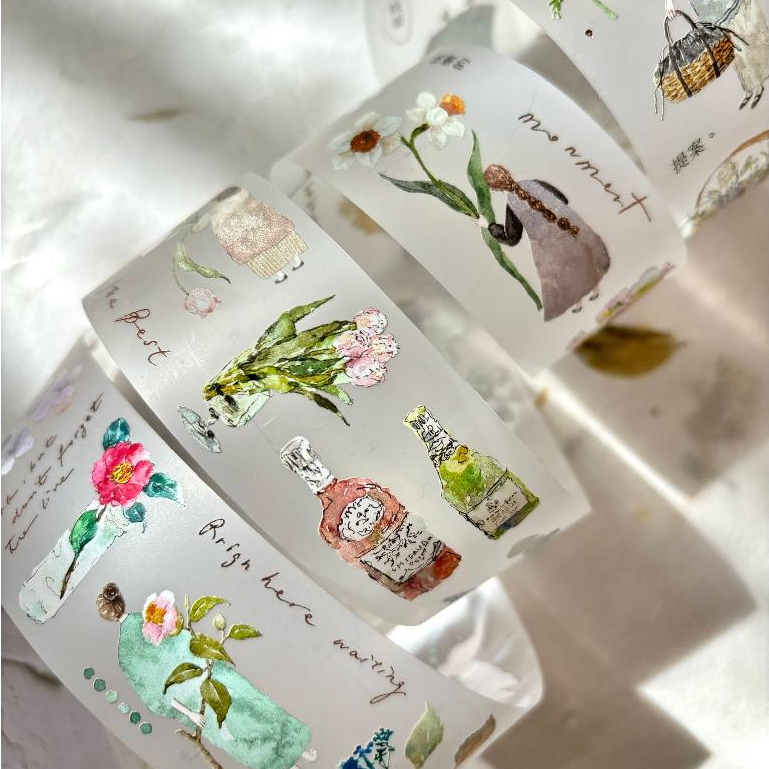 

Pion - mini girl #01 & mini girl #02 - Matte PET Tape (SAMPLE)