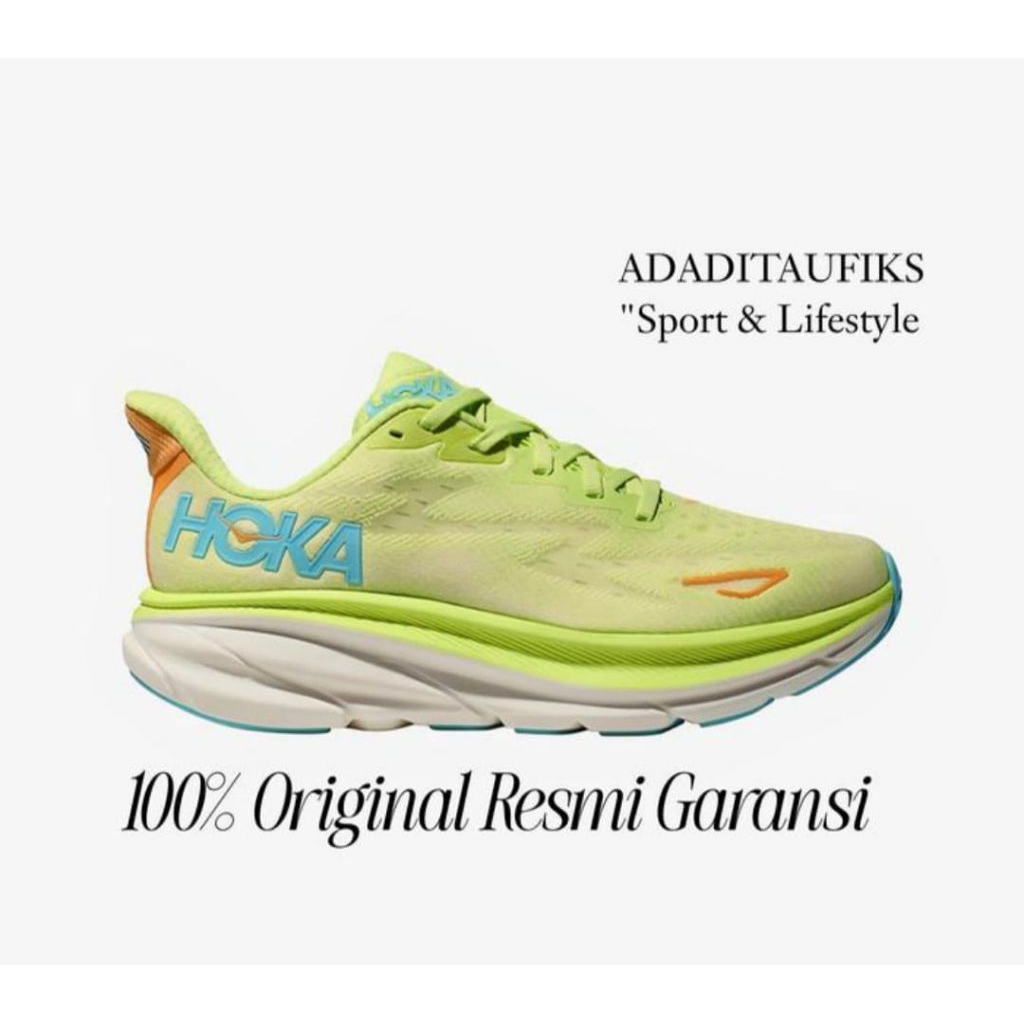 Sepatu Running W Clifton 9 Wide (1132211/LCS)