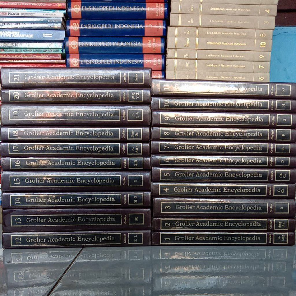 SATU SET ENSIKLOPEDIA GROLIER ACADEMIC ENCYCLOPEDIA ORIGINAL HARD COVER