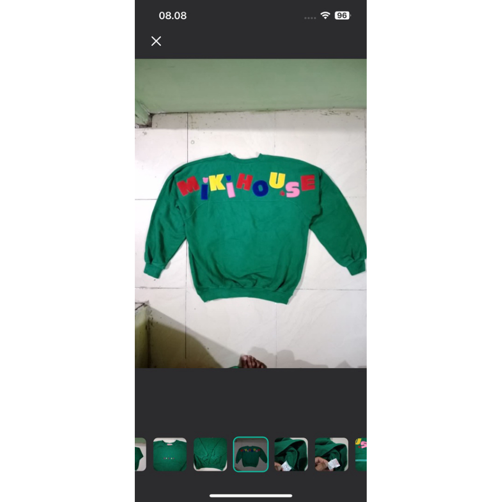 Crewneck sweater miki house vintage 90s