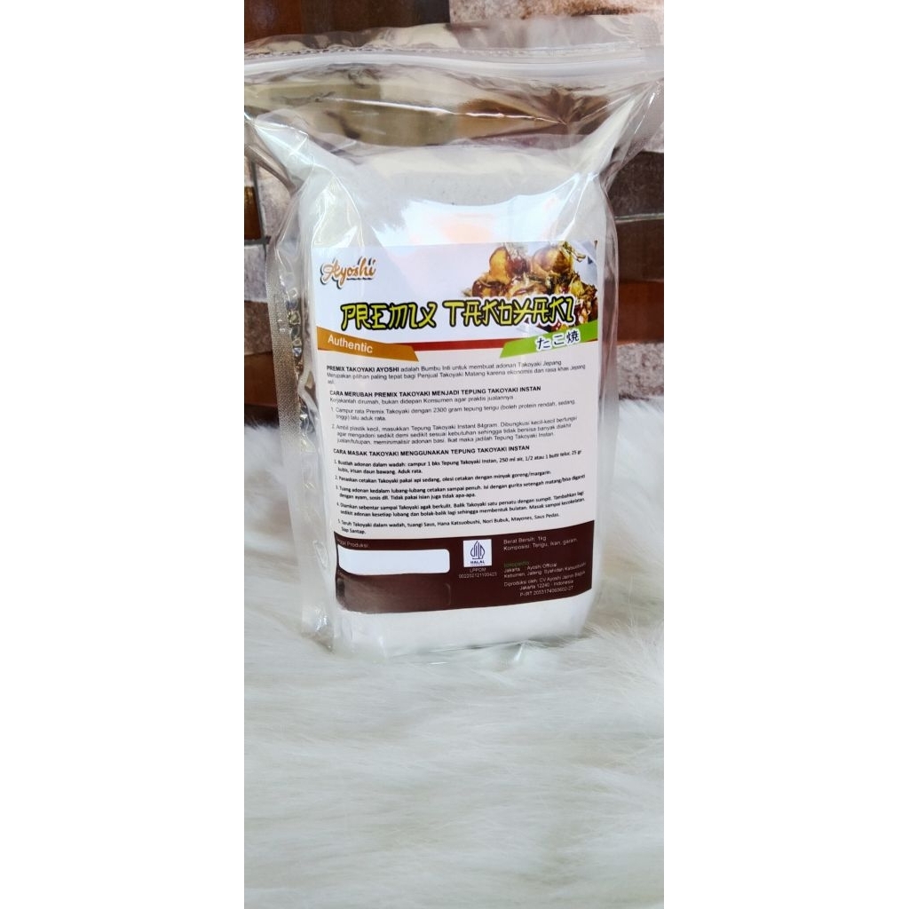 

TEPUNG TAKOYAKI PREMIX / TEPUNG BIANG