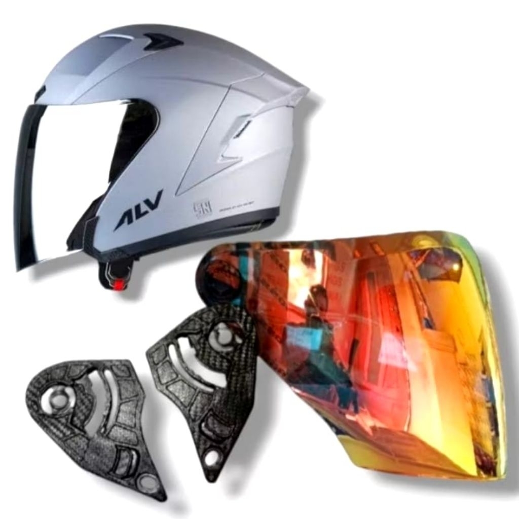 Kaca helm alv ultron gratis rachet visor