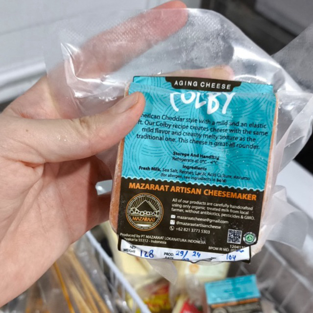 

KEJU AMERICAN CHEDDAR - COLBY - MAZARAAT ARTISAN CHEESE