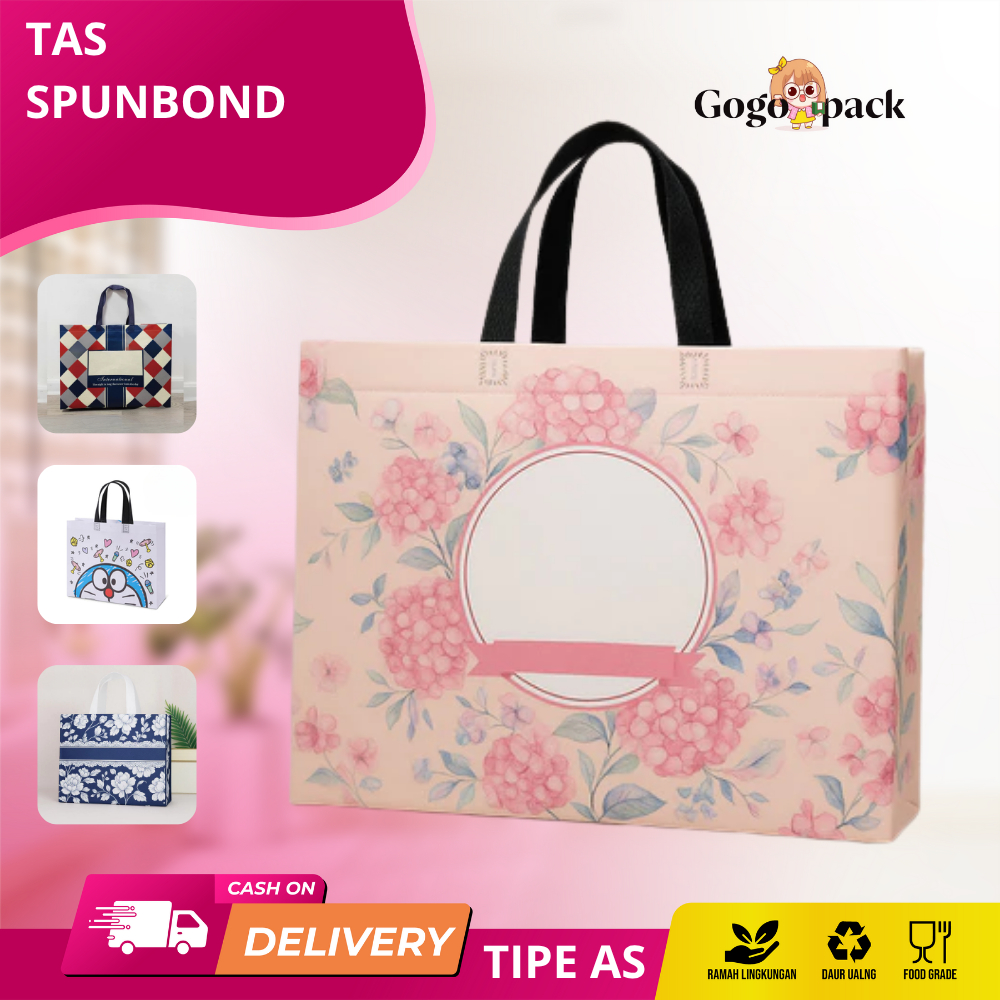 

Spunbond / Tas Belanja / Tas Hampers Souvenir Hajatan / Spoundbond Bag / Tas Belanja Spunbond Model Tribal / Kantong Kain Anti Air Reuseable /Souvenir Goodie Bag Spunbond Motif /Tas Belanja Keren AS04-AS07