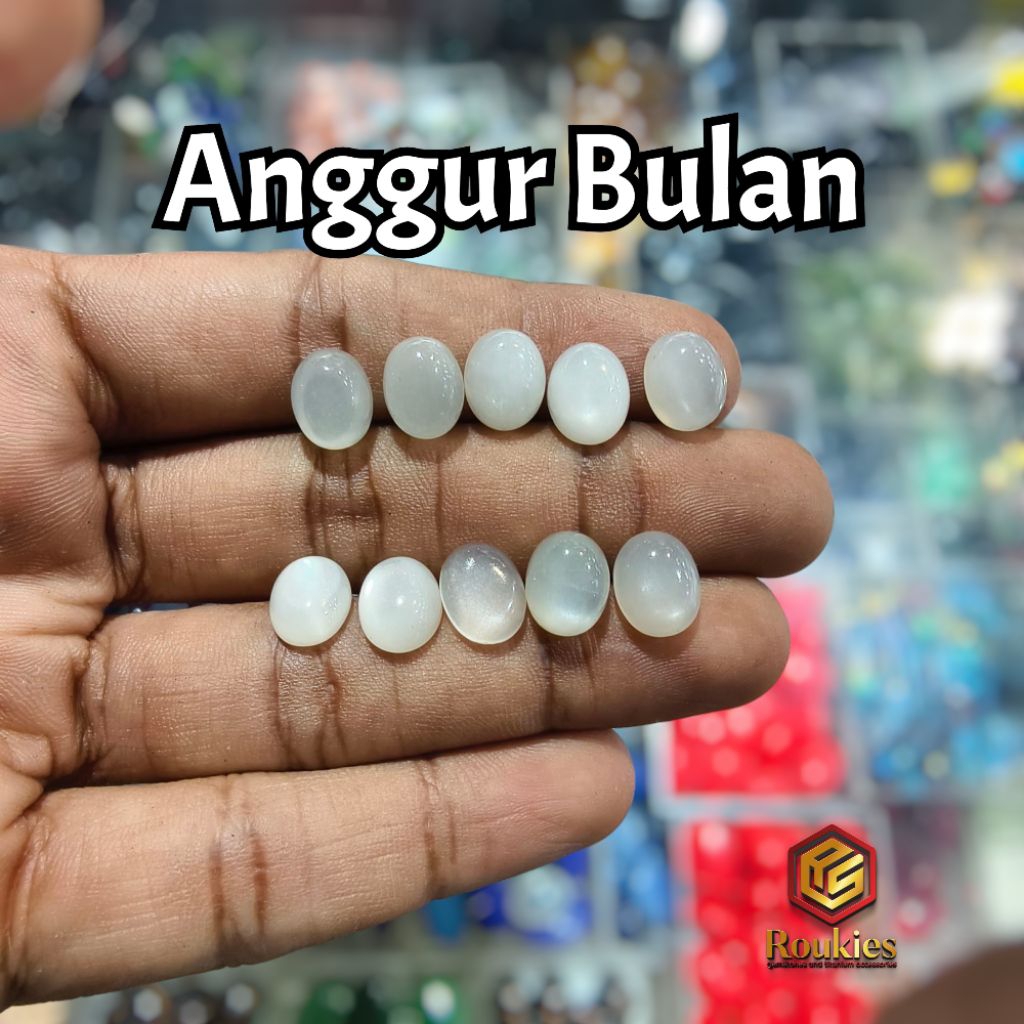 [HANYA BATU] Natural Batu Anggur Bulan