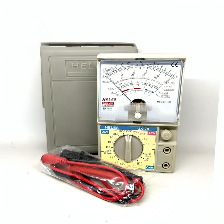 Multimeter Heles UX-78TR Analog Jarum / Multitester Avometer Heles UX78TR Heles UX 78 TR UX 78TR