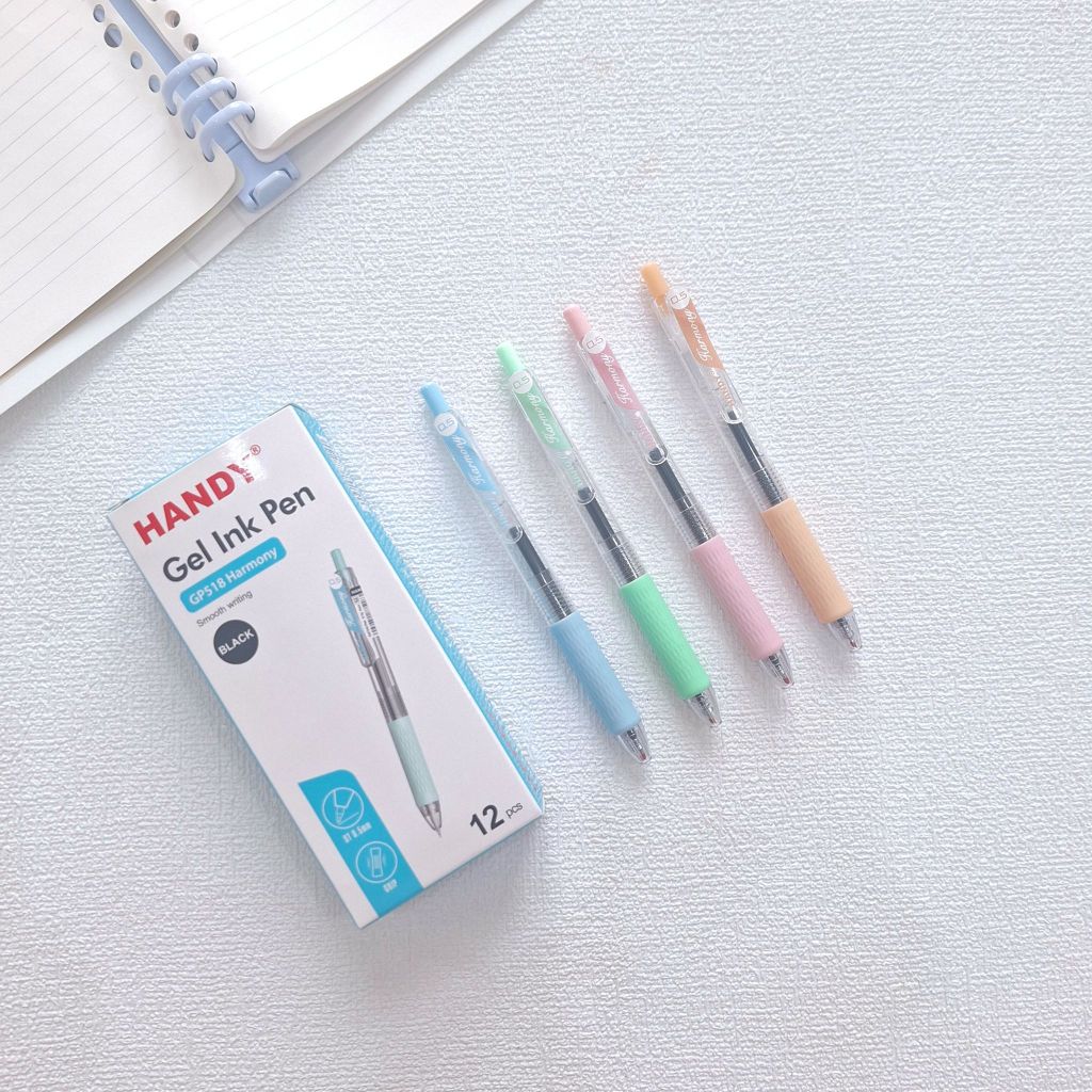 

HANDY Pulpen Gel GP 518 Harmony 0.5 mm Black INK