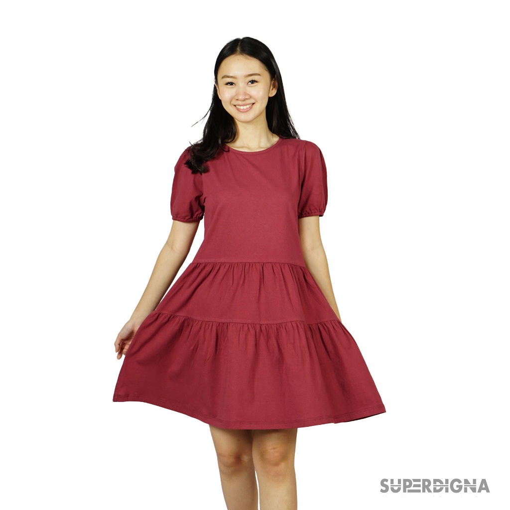 Superdigna Everyday Ruffle Dress Balloon | Wanita Aktif, Stylish, dan Nyaman Setiap Hari